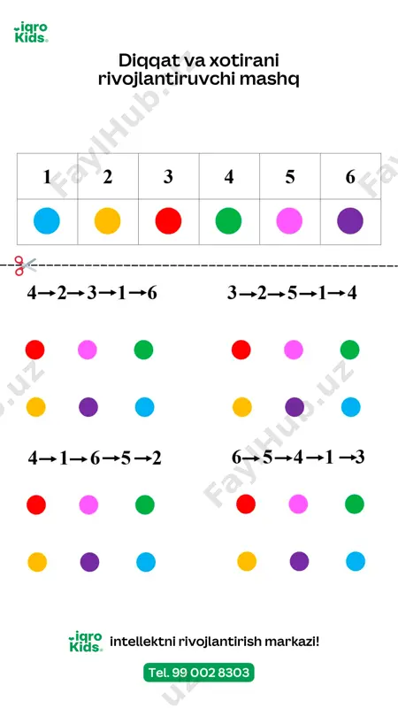diqqat va xotirani rivojlantiruvchi mashq-iqrokids - Page 4