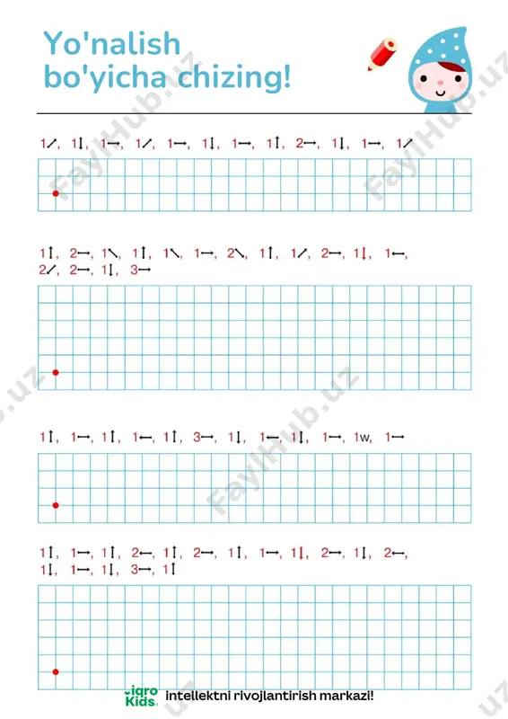 grafik diktant-yo'nalish bo'yicha -iqrokids - Page 4