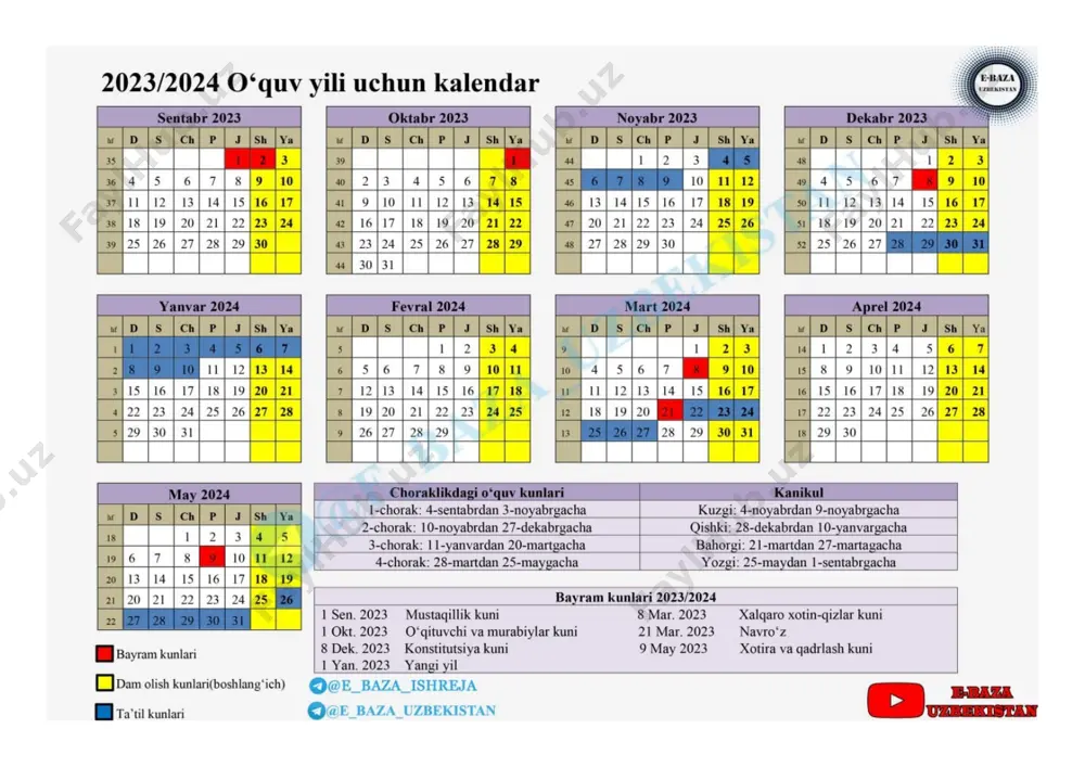 1-ssinf iish rejalari 2023-2024-yil uchunn2424 (2) - Page 4
