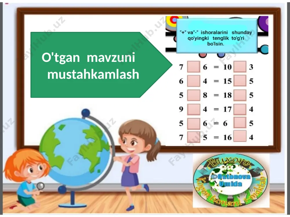 ostonova u.1-sinf matematika 18-may - Page 4