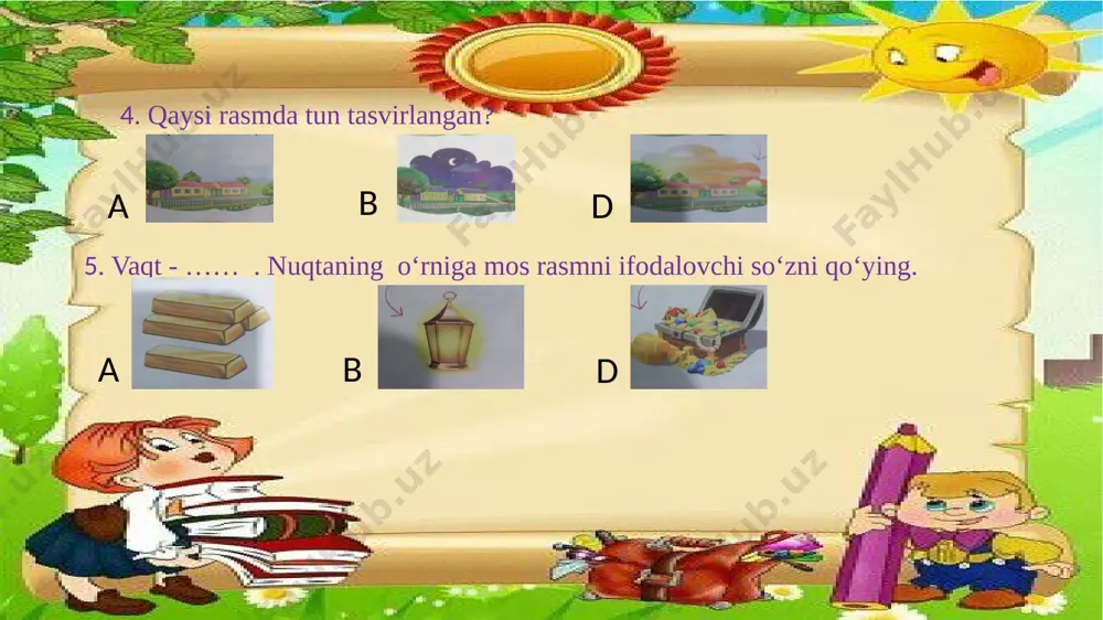 1-sinf ona tili va o'qish savodxonligi taqvim - Page 4