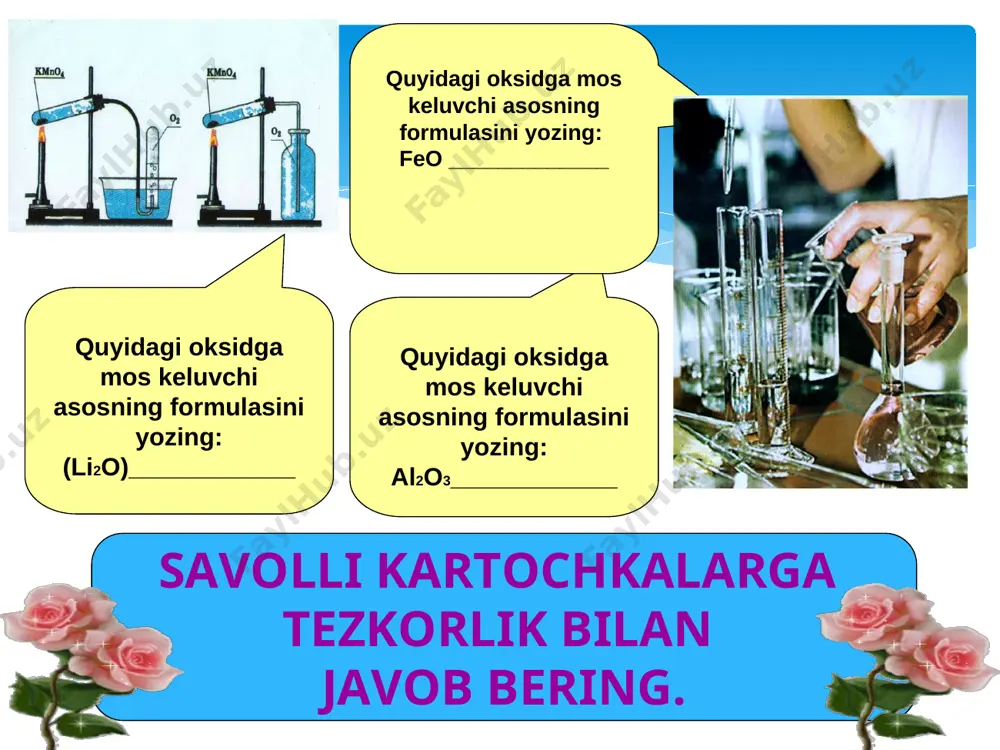 asoslarning olinishi va xossalari - Page 4