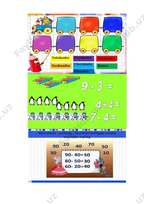 1_sinf_matematika_kesmaning_uzunligini_taqqoslash_3_chorak_docx - Page 4