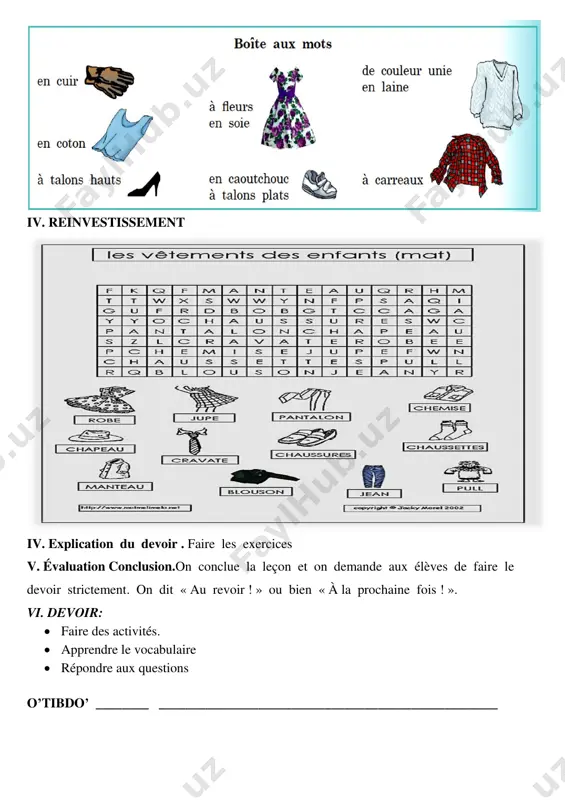 7-sinf fransuz tili iii-chorak - Page 4