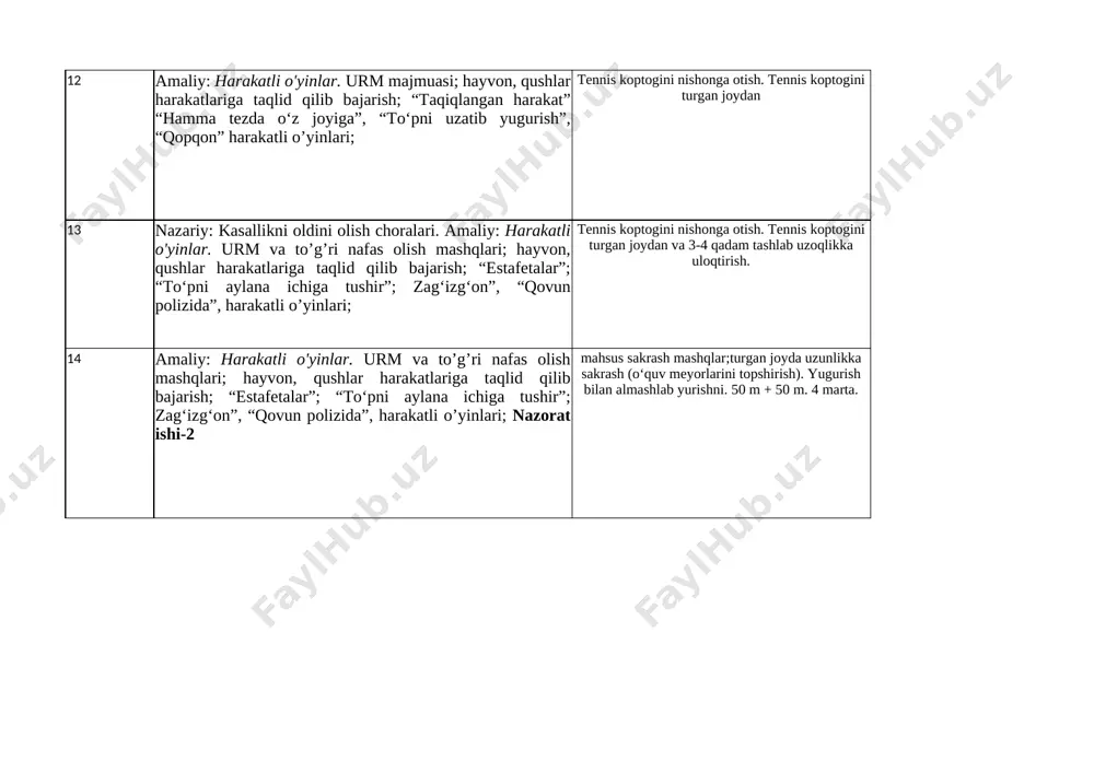 1-sinf jismoniy tarbiya 2 chorak - Page 4