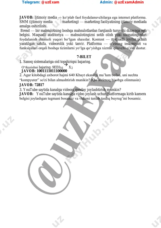 8-sinf informatika imtihon javoblari 2021 - Page 4