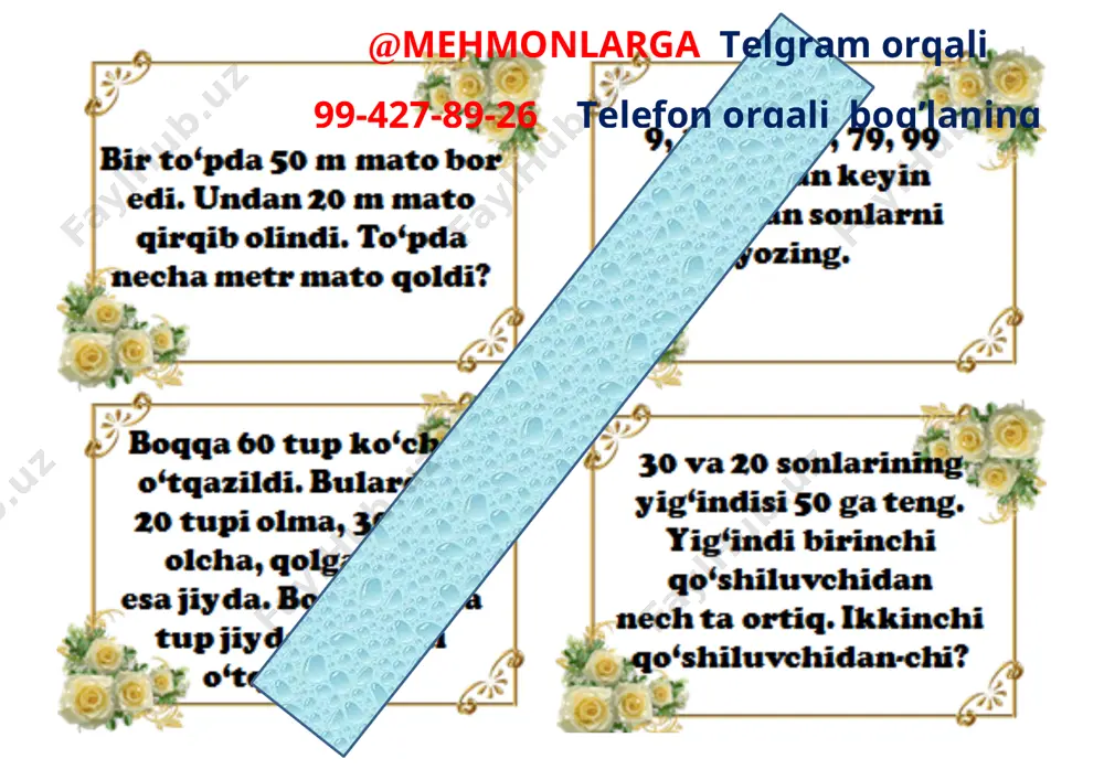 4-chorak 1-ssinf matimatika tarqatma 2021 - Page 4