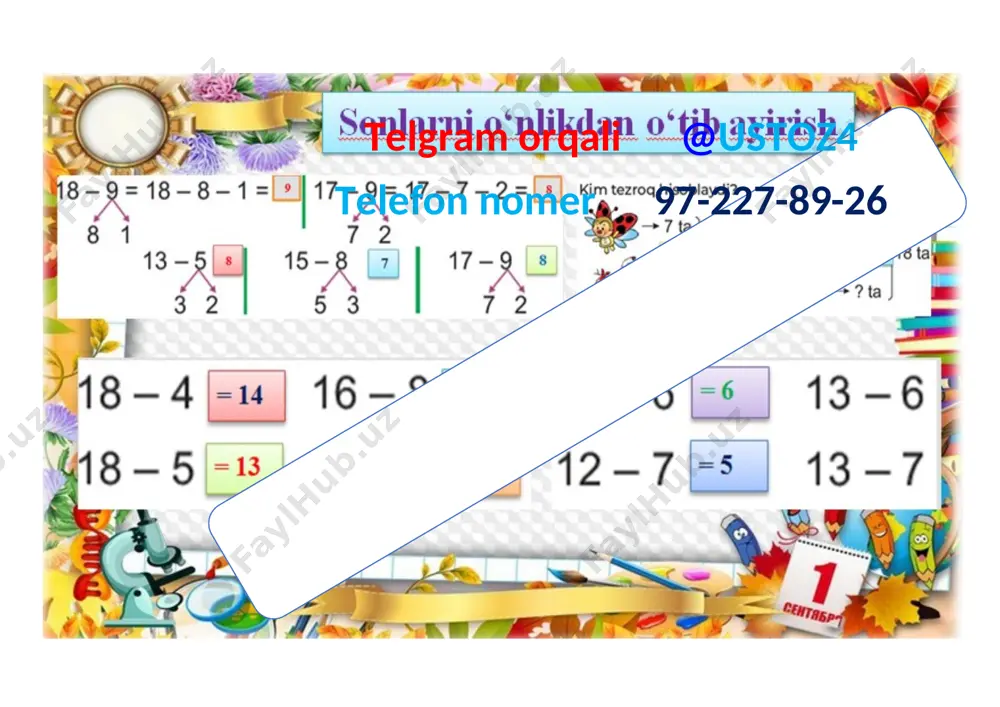 1-sinf mmatematika kurgazma 2021-2022 - Page 4