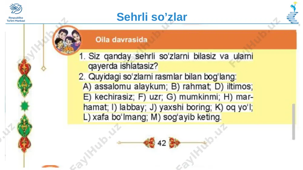 1-sinf tarbiya sehrli so'z 01.02.2022 - Page 4