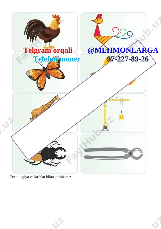 , kema, samolyot yasaydi sodda koʻrinishdagi tabriknomalar tayyorlaydi. mustaqil oddiy shakllarni yasayditelgram orqali @mehmonlarga telefon nomer 97-227-89-26 dars turi:yangi bilim beruvchi dars jihozi: ko‘rgazma,mehnat qurollari,slaydlar dars tipi: aralash,savol-javob darsning borishi. t/r bo’limlar vaqti 1 tashkiliy qism 3 daqiqa 2 o`tgan mavzuni mustahkamlash 5 daqiqa 3 yangi mavzu bayoni 15 daqiqa 4 yangi mavzuni mustahkamlash 10 daqiqa 5 o`quvchilarni rag`batlantirish. darsni yakunlash. 10 daqiqa 6 uyga vazifa 2 daqiqa jami 45 daqiqa i.tashkiliy qism. 1.o’quvchilar bilan 2.salomlashish . 3.davomatni aniqlash . ii .o`tgan mavzuni mustahkamlash: o`tilgan mavzu yuzasidan savol javob qilinadi ularning amaliy ishlari baholanadi va amaliy ishlarni bajarishdagi kamchiliklar haqida ko’rsatma beriladi. 1.siz bu texnikalarni qayerlarda ko‘rgansiz? 2. texnologiya olami haqida nimalarni bilasiz? 1. siz kundalik turmushda qanday texnologiyalardan foydalanasiz? 2. zamonaviy texnologiyalar kishilar mehnatini qanday yengillashtiradi? iii. yangi mavzu bayoni. texnologiya mahsulot yaratish jarayonidir. bu jarayonda uning foydali xususiyatlarini yo‘qotmaslik kerak. sifatli mahsulot xaridorgir bo‘ladi. texnologik jarayonlarni to‘g‘ri bajarib, …