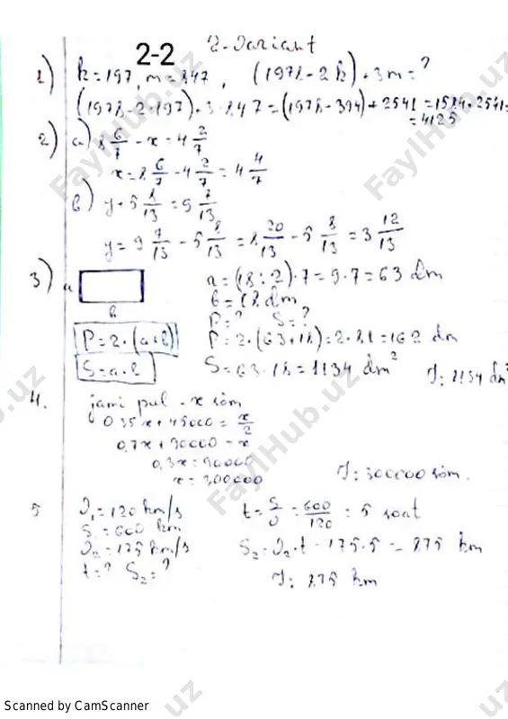5-sinf.matematika yechimi - Page 4