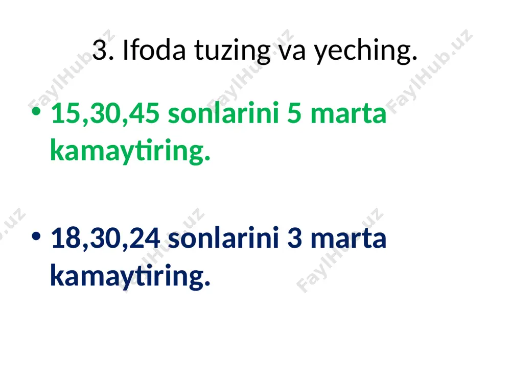 2-sinf 3-chorak matematika nazorat ishi -2 - Page 4