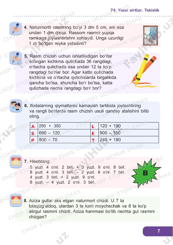matematika 2 sinf daftar 73-77 - Page 4
