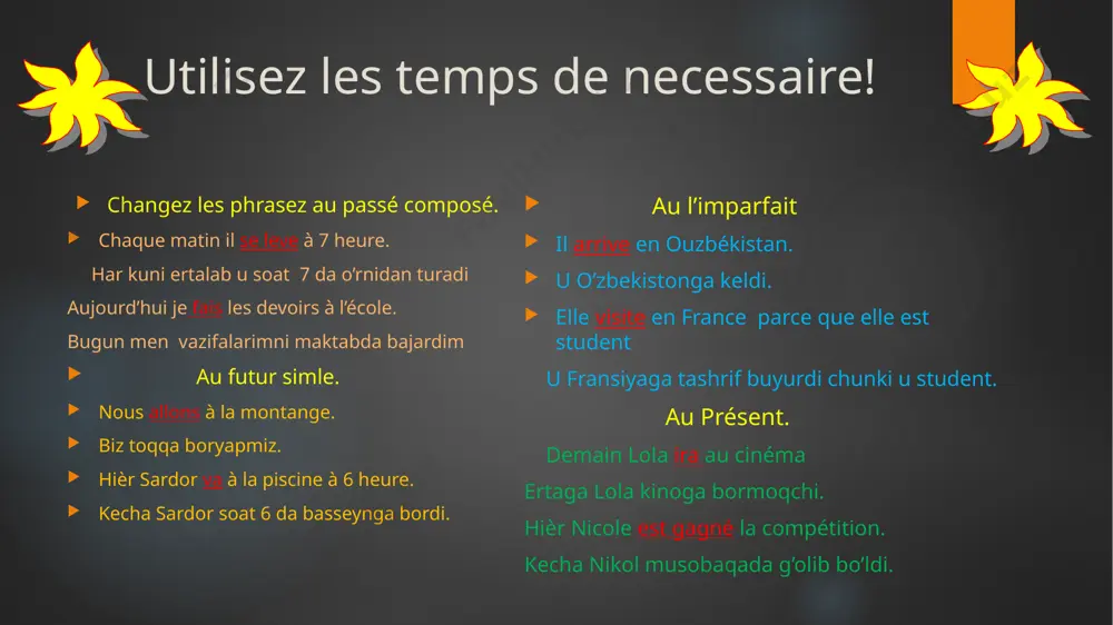 le slayd pour 6 classe - Page 4