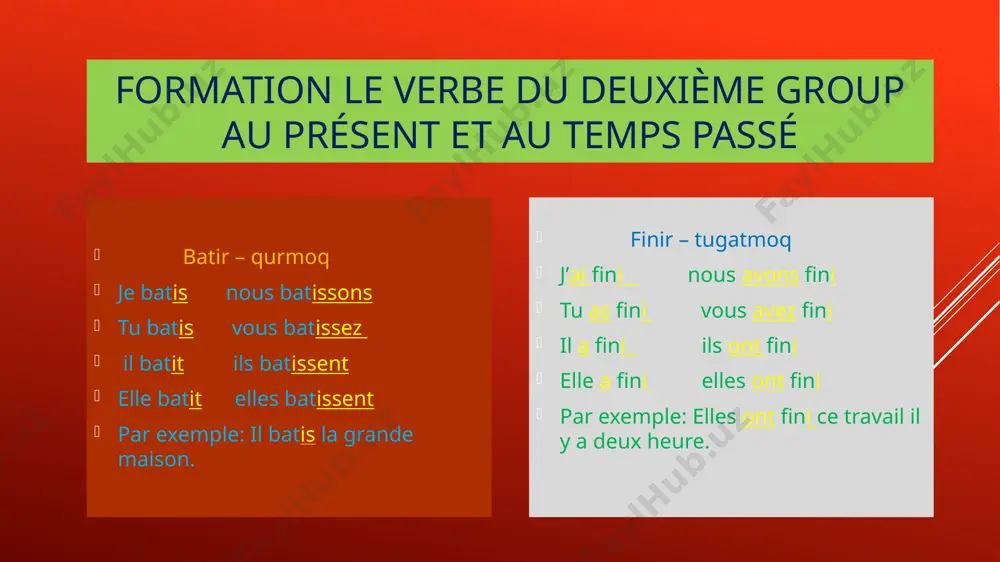 les conjugaison les verbes - Page 4
