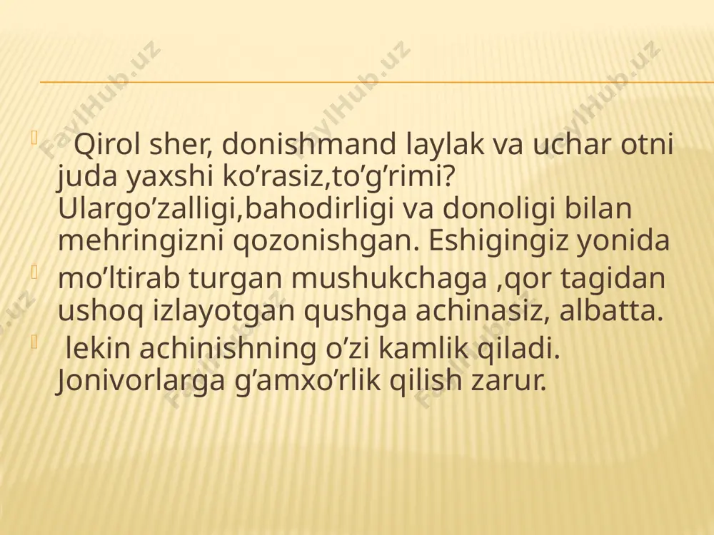 odobnoma.jonivorlarga g'amxorlik- ezgu fazilat - Page 4