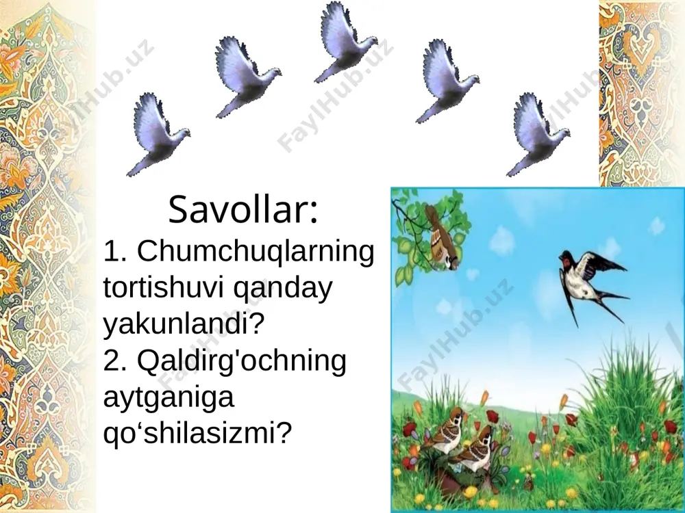 1-sinf o`qish qafasdagi qushcha va ko`rshapalak - Page 4