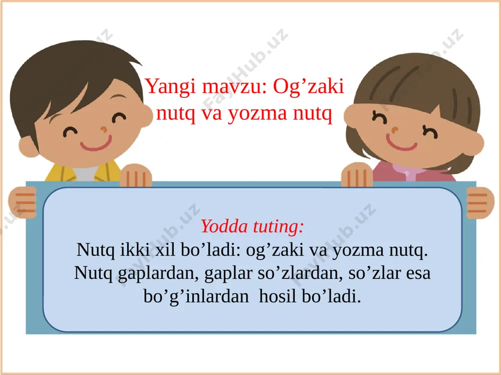 ona tili .og'zaki nutq vayozma nutq - Page 4