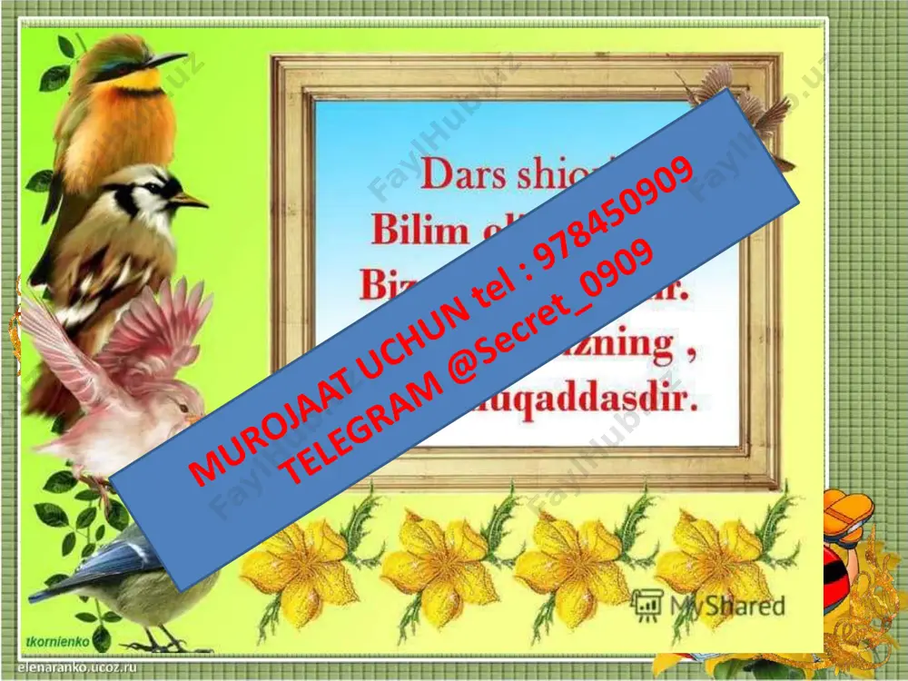 1_sinf_o'qish_3_chorak_qor_bosgan_dalalar - Page 4