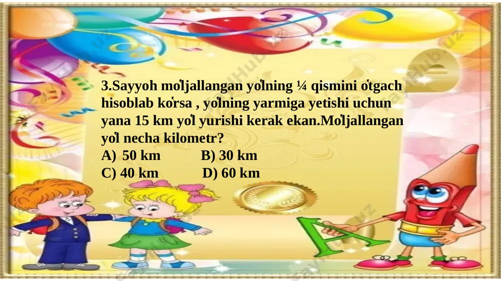 qismni topishga doir testlar - Page 4