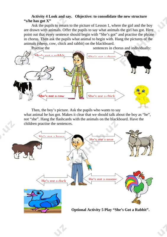 ochiq dars 1-sinf ingliz tili - Page 4