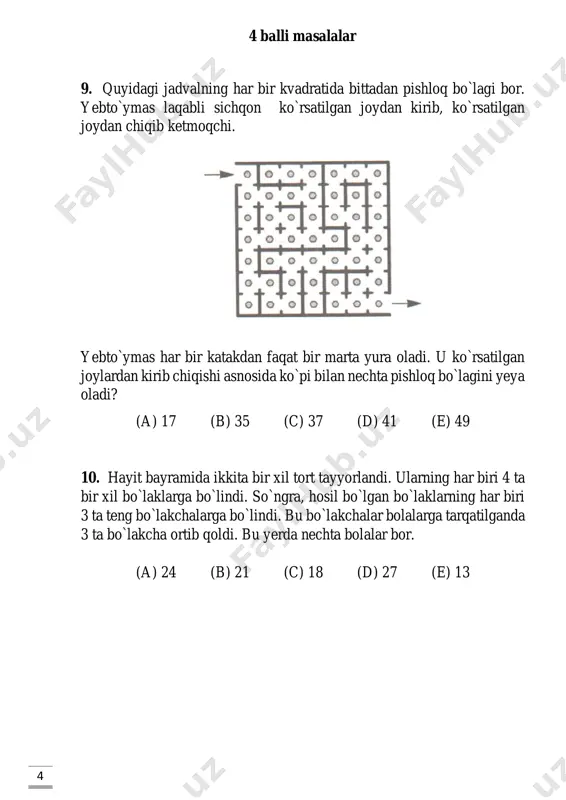 zukko matematik 3-sinf 1-variant - Page 4