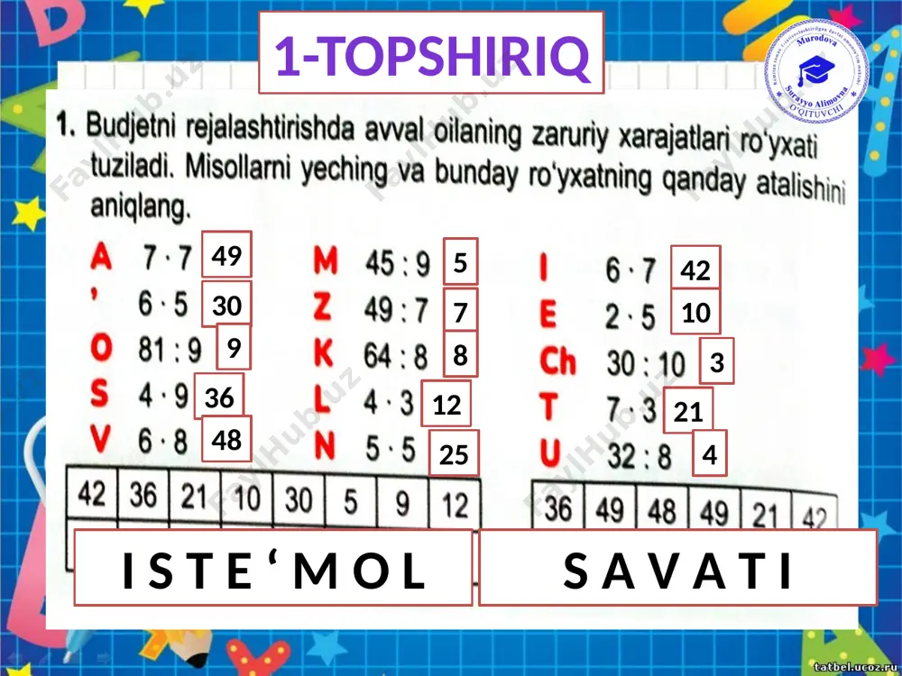 3-sinf matematika 34-dars - Page 4