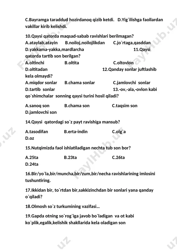 6 ona tili 3 chorak test.ona tili millat ruhi - Page 4