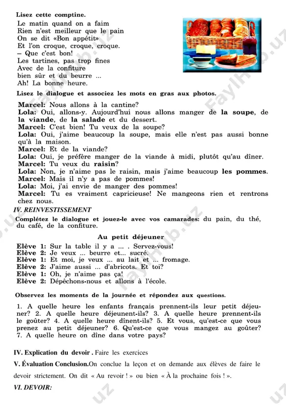 6-sinf fransuz tili iii-chorak - Page 4