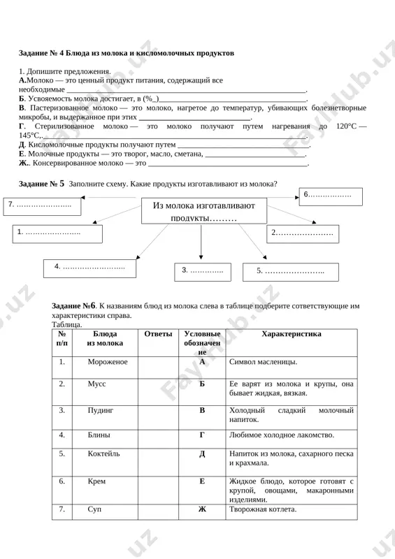 image: http://img.povar.ru/uploads/6c/c2/8b/8f/prv_opt_194895.jpg] 3. dobavte muku, peremeshayte. [image: http://img.povar.ru/uploads/f3/52/93/b2/prv_opt_194896.jpg] 4. massa dlya sirnikov ne doljna bit slishkom suxoy ili vlajnoy. ona doljna sobiratsya v kom i derjat formu. esli nado, dobavte eshe muki. [image: http://img.povar.ru/uploads/29/b8/a6/4d/prv_opt_194897.jpg] 5. pristupim k formirovaniyu sirnikov. vlajnimi rukami berem stolovuyu lojku tvorojnoy massi i kataem sharik. priplyuskivaem ego, obmakivaem v muku s dvux storon. [image: http://img.povar.ru/uploads/24/bd/d6/63/prv_opt_194898.jpg] 6. vikladivaem na dosku ili tarelochku. sirniki gotovi k jarke. [image: http://img.povar.ru/uploads/cb/70/c1/c5/prv_opt_194899.jpg] 7. na goryachuyu skovorodu, smazannuyu maslom, vikladivaem sirniki i jarim do korochki. [image: http://img.povar.ru/uploads/1f/21/e0/7a/prv_opt_194900.jpg] 8. ogon doljen bit sredniy, perevorachivayte, jarte. [image: http://img.povar.ru/uploads/ff/54/4b/84/prv_opt_194901.jpg] 9. sirniki gotovi. priyatnogo appetita otsenivanie: zadanie №1_____bal zadanie №2_____bal zadanie №3_____bal zadanie №4_____bal zadanie №5_____bal zadanie №6_____bal zadanie №7_____bal zadanie №8_____bal zadanie №9_____bal zadanie №10_____bal zadanie №11_____bal obshie bal po priobretyonnim zunam - _____ balli. 2 kr razdel: kulinariya. forma kontrolya: prakticheskie zanyatiya.testirovanie. 7-18 urok «____»____________»________god» tema: svedeniya o muchnix izdeliyax. obshee svedeniya o uzbekskoy …