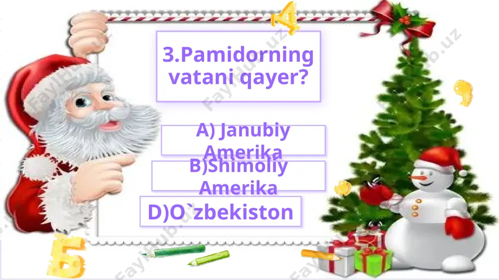 3-s.tomorqa bo`limini mustahkamlovchi test - Page 4