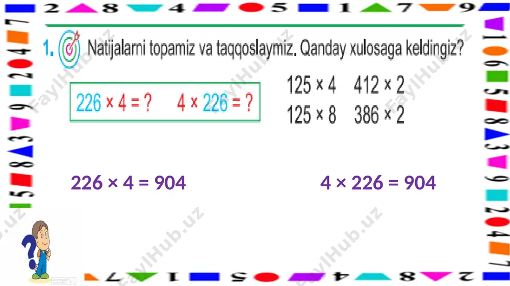 3-s.3xonali sonni 1 xonali songa ko`paytirish.11-dars - Page 4