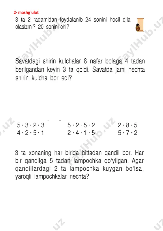 3-sinf to'garak matematika - Page 4