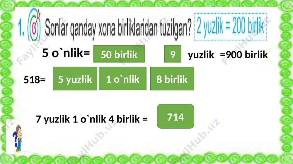 3-sinf.uch xonali sonlarning xona birliklasri yig`indisi. - Page 4