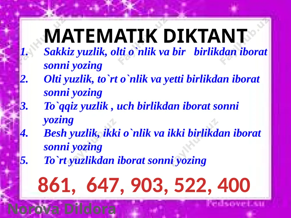 matematika uch xonali sonning xona birliklari yig`indisi - Page 4