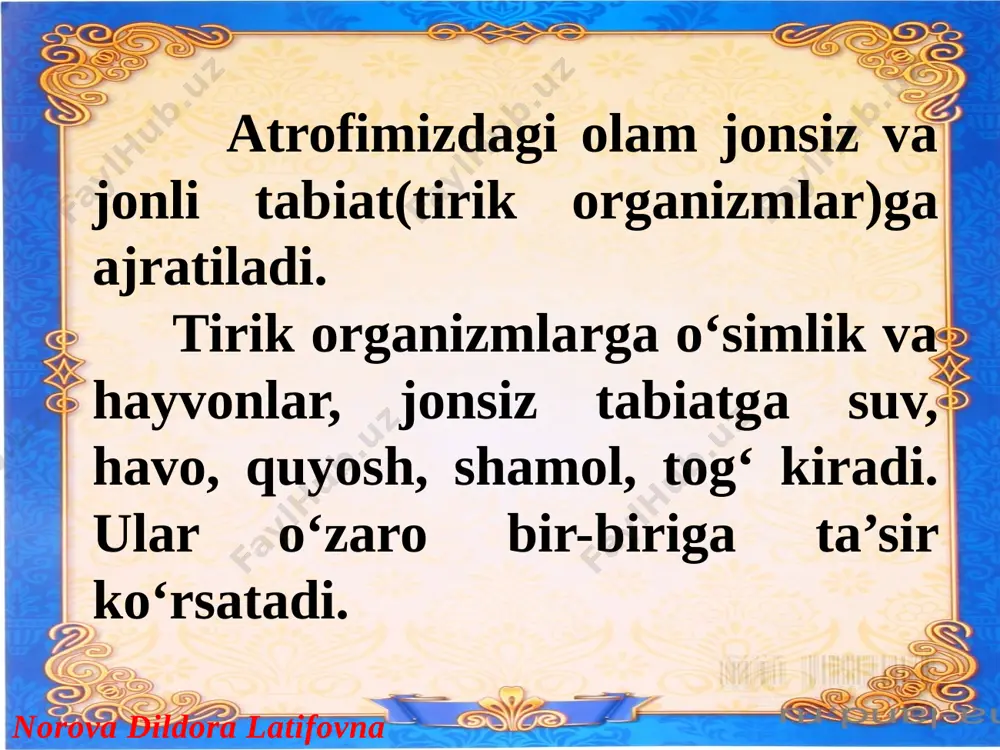 tabiiy fan tirik organizmlarning xilmaxilligi - Page 4
