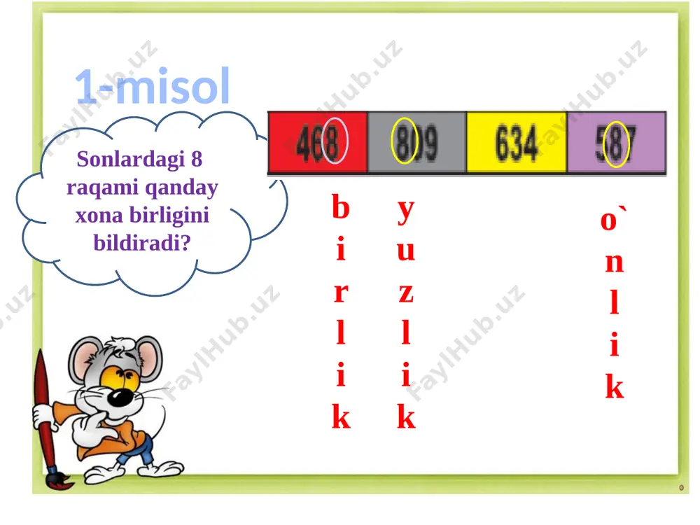 uch xonali sonlar (5-mavzu) - Page 4