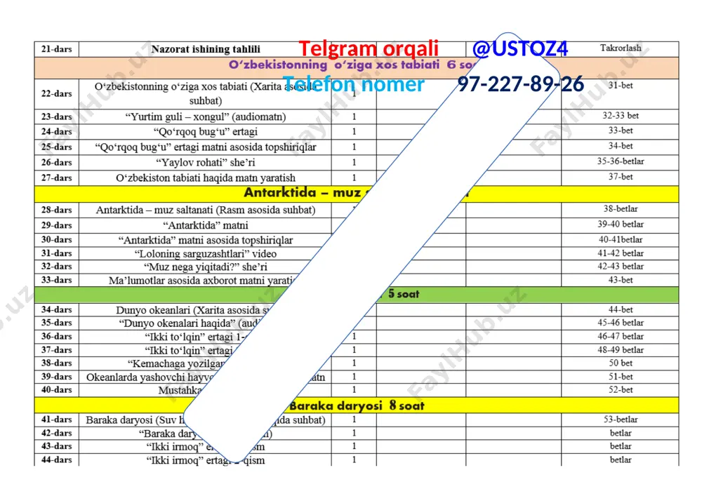 3- sinf iish rejalari 2022-2023 - Page 4