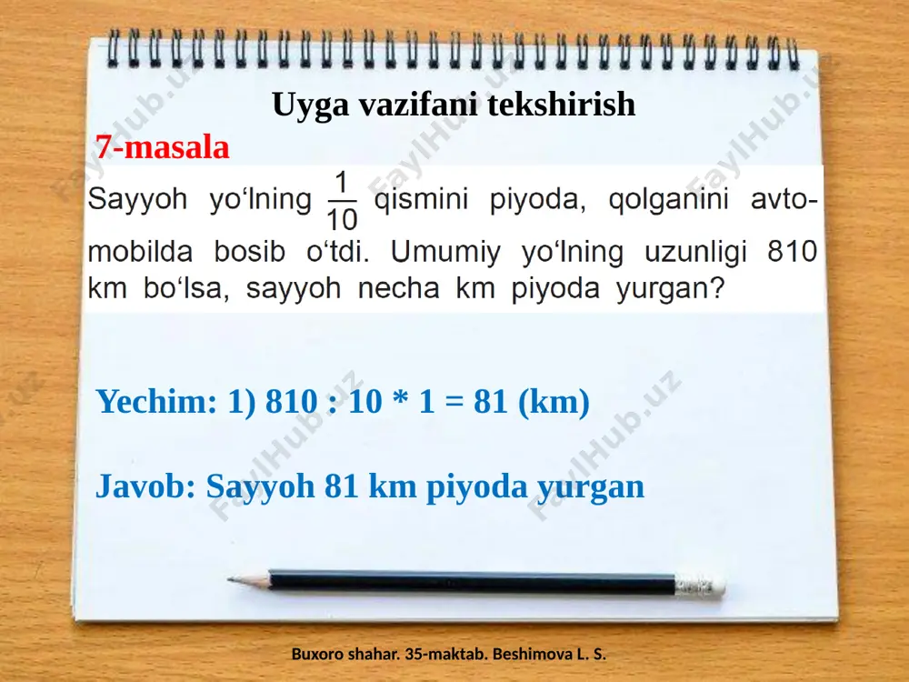 matematika fanidan ishlanma - Page 4