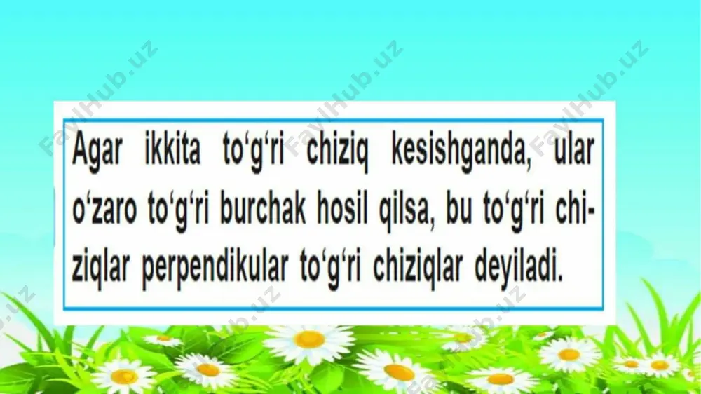 penpendikulyar to'g'ri chiziqlar - Page 4