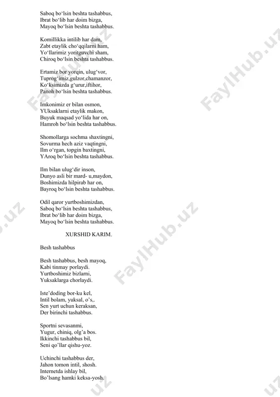 @yosh_ustozlar 5 tashabbus sheʼrlar - Page 4