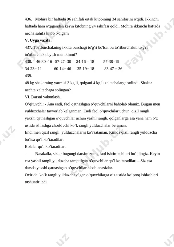 uchburchaklarning turlari 3-sinf 2018 - Page 4