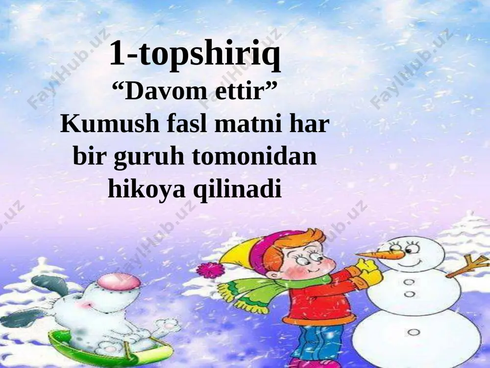3-sinf oqish taqdimot kumush qish - Page 4