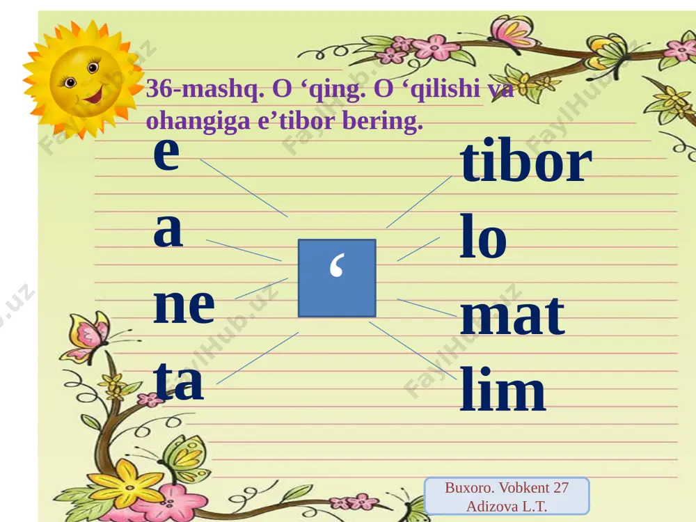 3-sinf. tutuq belgisi. 35-37-mashqlar - Page 4