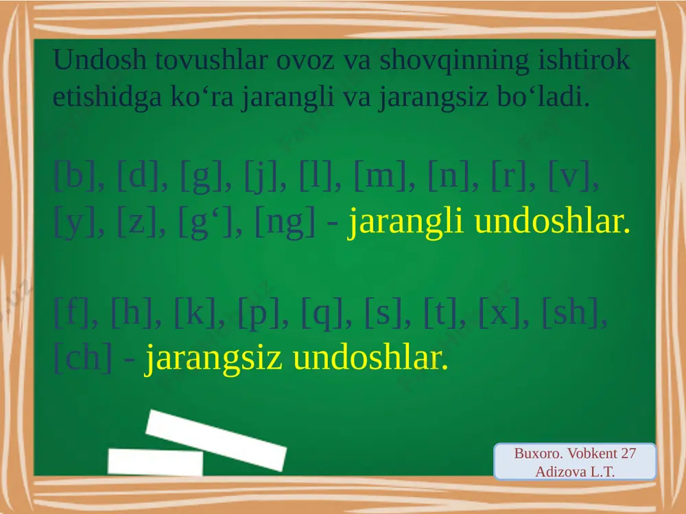 jarangli va jarangsiz undoshlar 50-53-mashqlar - Page 4