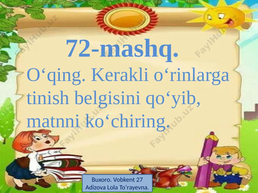 18-oktabr. 72-74-mashqlar. - Page 4