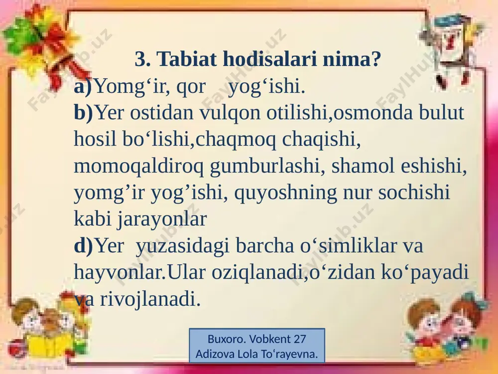 1-chorak. tabiatshunoslik. test - Page 4