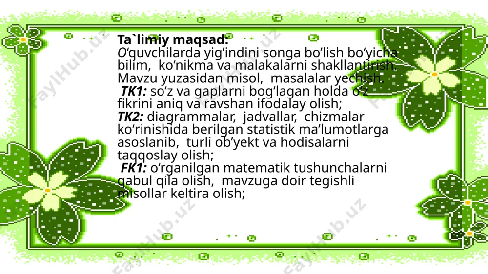 mamatova yig'indini songa bo'lish - Page 4