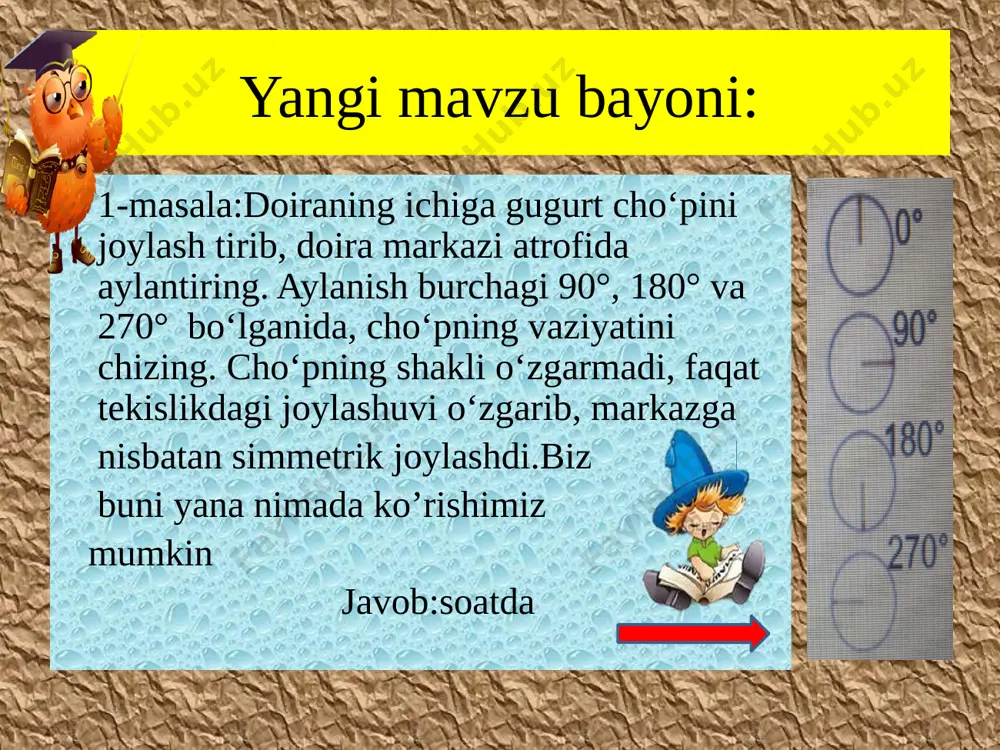 3-sinf matematika. shakllarni burish - Page 4