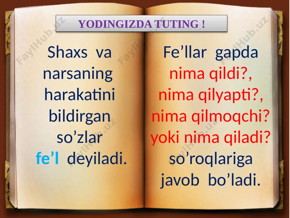 fe'l-so'z turkumi 3-sinf ona tili - Page 4